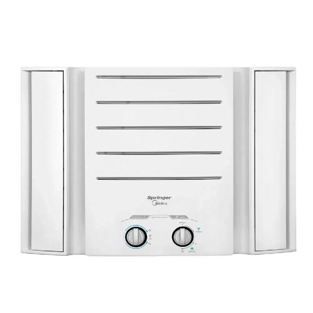 AR CONDICIONADO DE JANELA SPRINGER MIDEA MECANICO FRIO QCK075BB 7.500 BTUS BRANCO 220V 